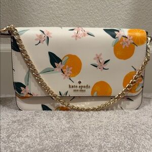 kate spade caron madison flap convertible crossbody orange toss